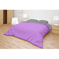 Комплект білизни Simple колір Lavander Harb - Light Grey, розмір Сімейний