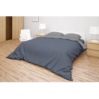 Комплект білизни Simple колір Monument - Light Grey, розмір Сімейний