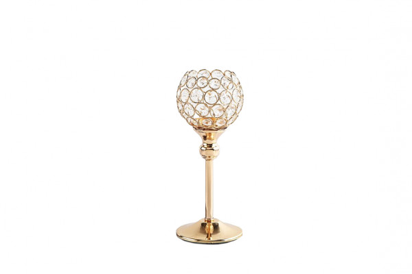 Кришталевий підсвічник Crystal Candle S-Gold (Розпродаж)