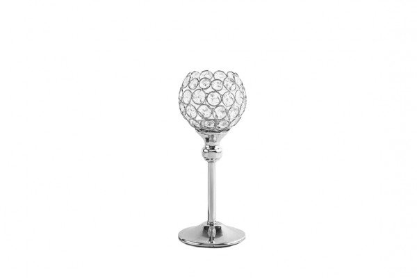Кришталевий підсвічник Crystal Candle S-Silver (Розпродаж)
