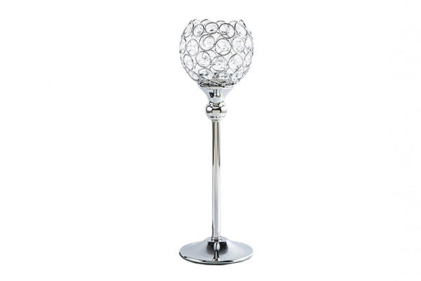 Кришталевий підсвічник Crystal Candle M-Silver (Розпродаж)