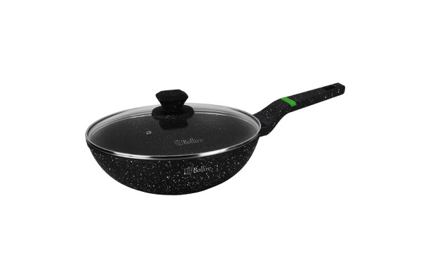 Сковорода з кришкою VENEZIA BOLLIRE 28 см WOK