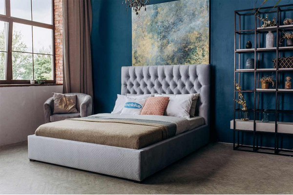 М'яке ліжко Mekko Elegance (Елеганс), розмір 120x200 см, V категорія тканини