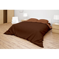 Комплект білизни Simple колір Brown - Mahogany