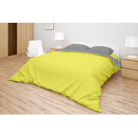 Комплект білизни Simple колір Sunny Lime - Light Grey
