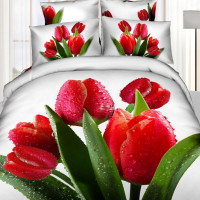 Постільна Білизна 3D Блеск STP558 Love You Полуторний