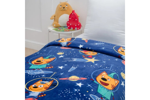 Плед фліс Космічні котики 150x200 см Love You