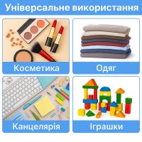 Набір пакетів для зберігання зі слайдер-замком матовий 20 шт - 20х30 см LoveYouHome