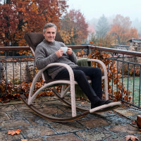 Крісло-гойдалка "Козак"  К-500 Ізраїль бежевий
