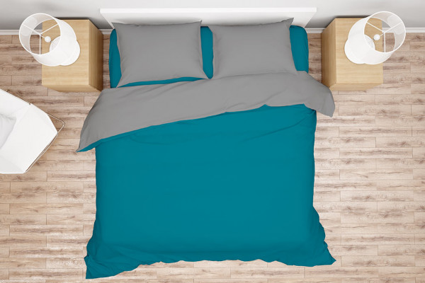 Комплект білизни Simple колір Capri Breez - Light grey, розмір Сімейний Комплект білизни Simple колір Capri Breez - Light grey, розмір Сімейний
