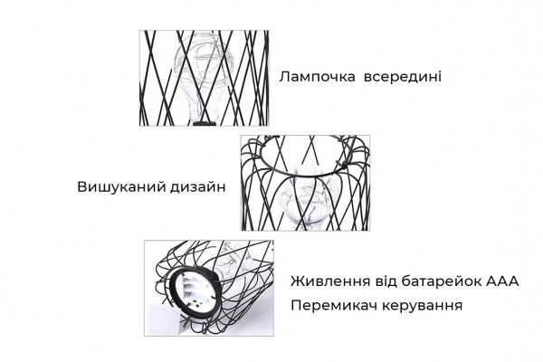 Настільна лампа Retro Iron Art
