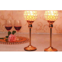 Кришталевий підсвічник Crystal Candle S-Gold (Розпродаж)