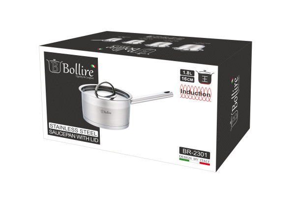 Ківш із кришкою CATANIA BOLLIRE 16 см 1.8 л