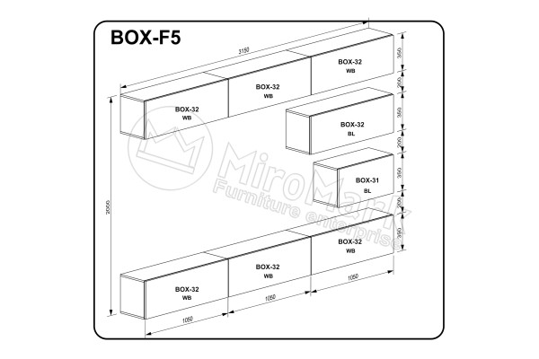 Вітальний набір BOX F5 (BOX-31 1шт, BOX-32 7шт)