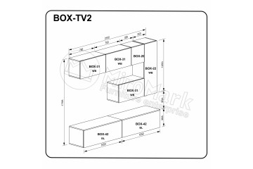 Вітальний набір BOX-TV2