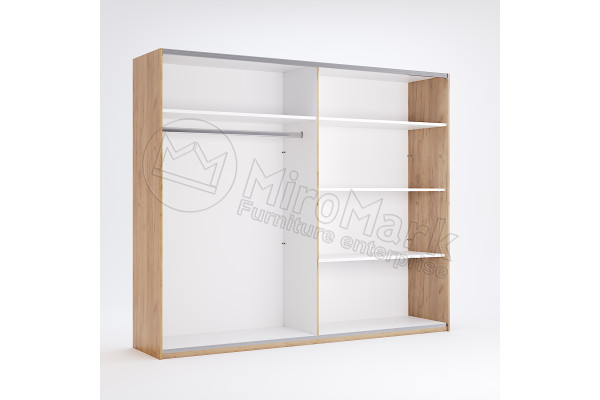ОПЦІЯ Полиці Довгі (2шт) ШАФА-КУПЕ 2,5м Стандарт (М+Н)