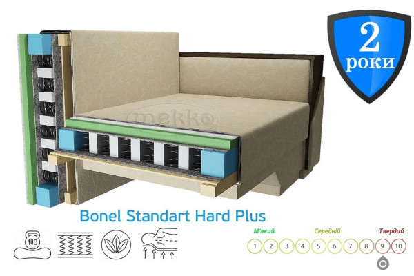 Кутовий ортопедичний диван Wilson (Вілсон), тип матраца Pocket Spring Cocos, III категорія тканини