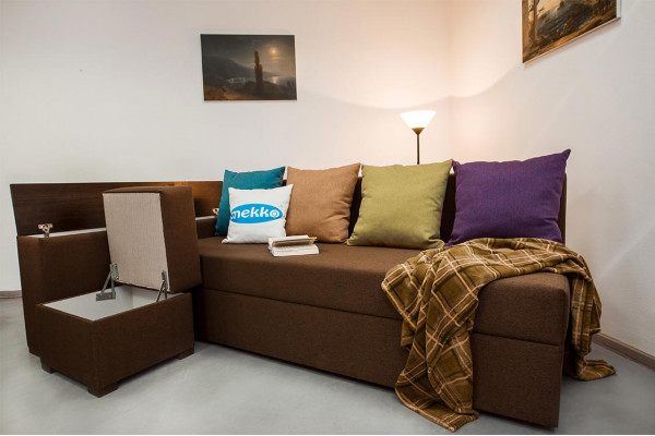 Ортопедичний кутовий диван Mekko Cube (Куб), тип матраца Pocket Spring Cocos, II категорія тканини