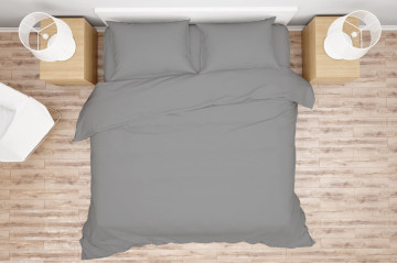 Комплект білизни Simple колір Light Grey