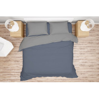 Комплект білизни Simple колір Monument - Light Grey
