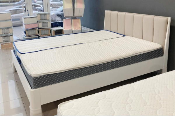 Ліжко К'янті вільха білий, розмір 160x200 см (Розпродаж)