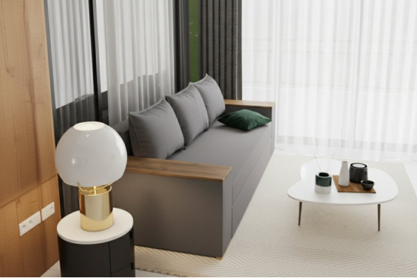 Ортопедичний диван Mekko Elite Comfort (Еліт Комфорт), тип матраца Light, Акційна тканина