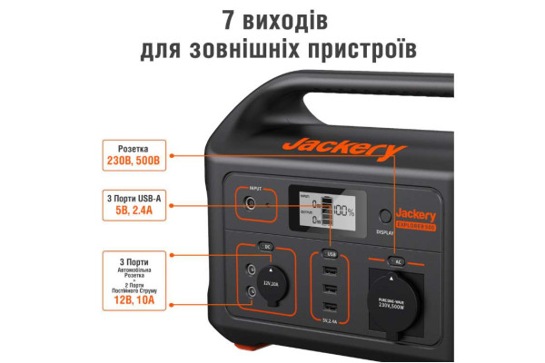 Портативна електростанція Jackery Explorer 500EU Портативна електростанція Jackery Explorer 500EU