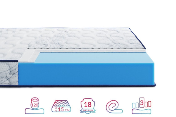Матрац Highfoam Largo Slim New, розмір 70х150 см