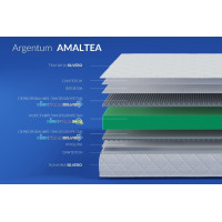 Матрац Noble Argentum Amaltea, розмір 80x200 см (Розпродаж)
