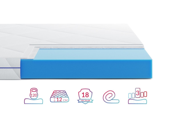Матрац Highfoam Largo Opti Slim (розпродаж складу), розмір 70х150 см
