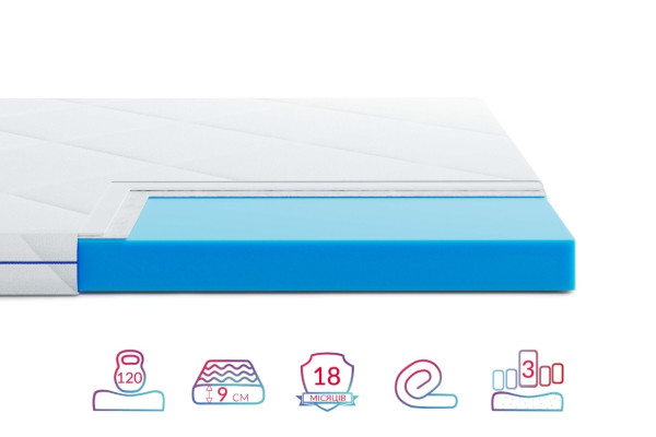 Матрац Highfoam Largo Super Slim (розпродаж складу) 70х150 см
